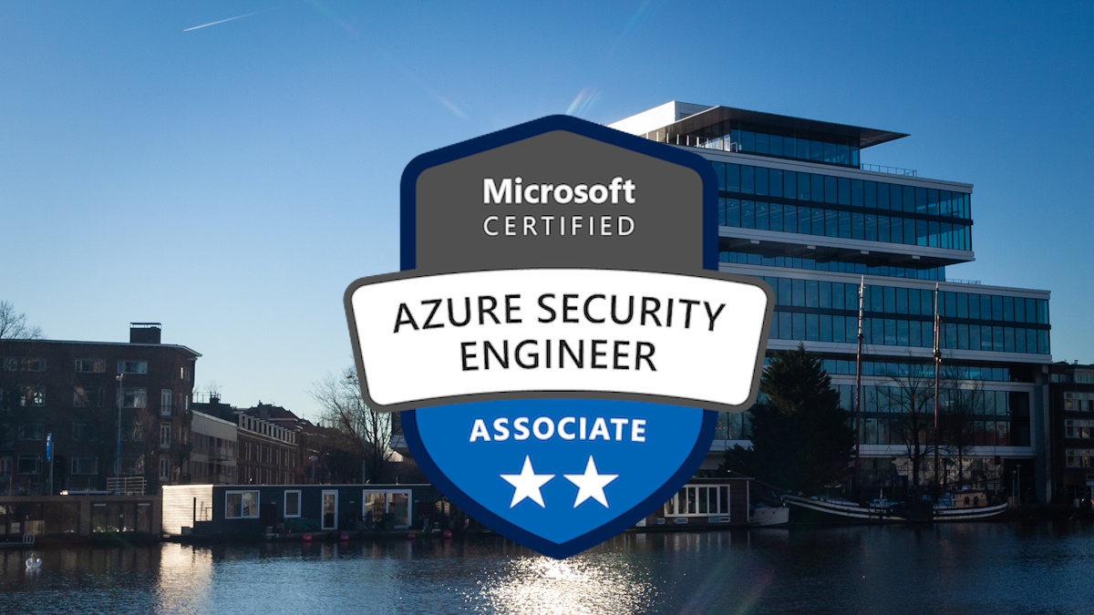 Hurrah! One more NIPO developer has become a Microsoft-certified Azure Security Engineer