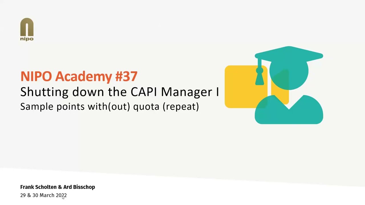 Academy #37 – Shutting down the CAPI Manager I