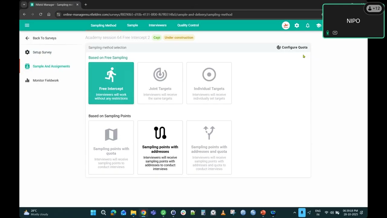 Academy 64 – The current state of Nfield CAPI – I – The basics