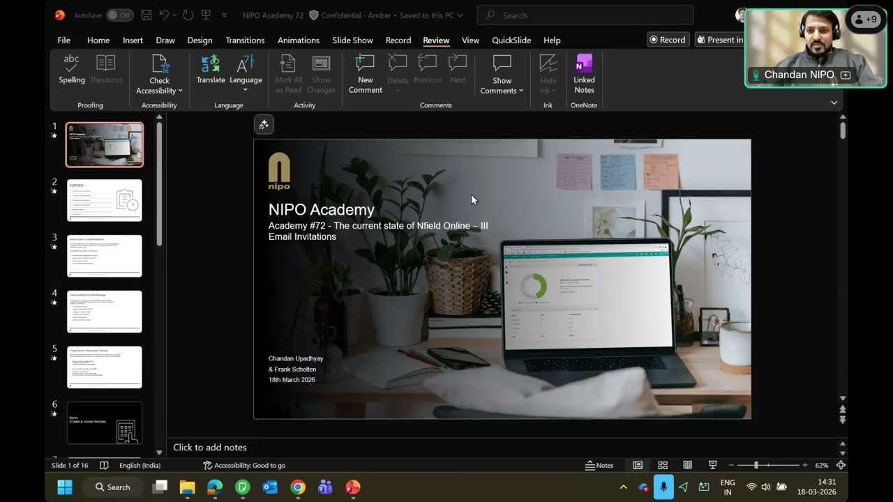 Academy 72 – The current state of Nfield Online III